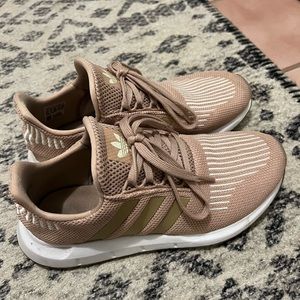 Pink adidas sneakers